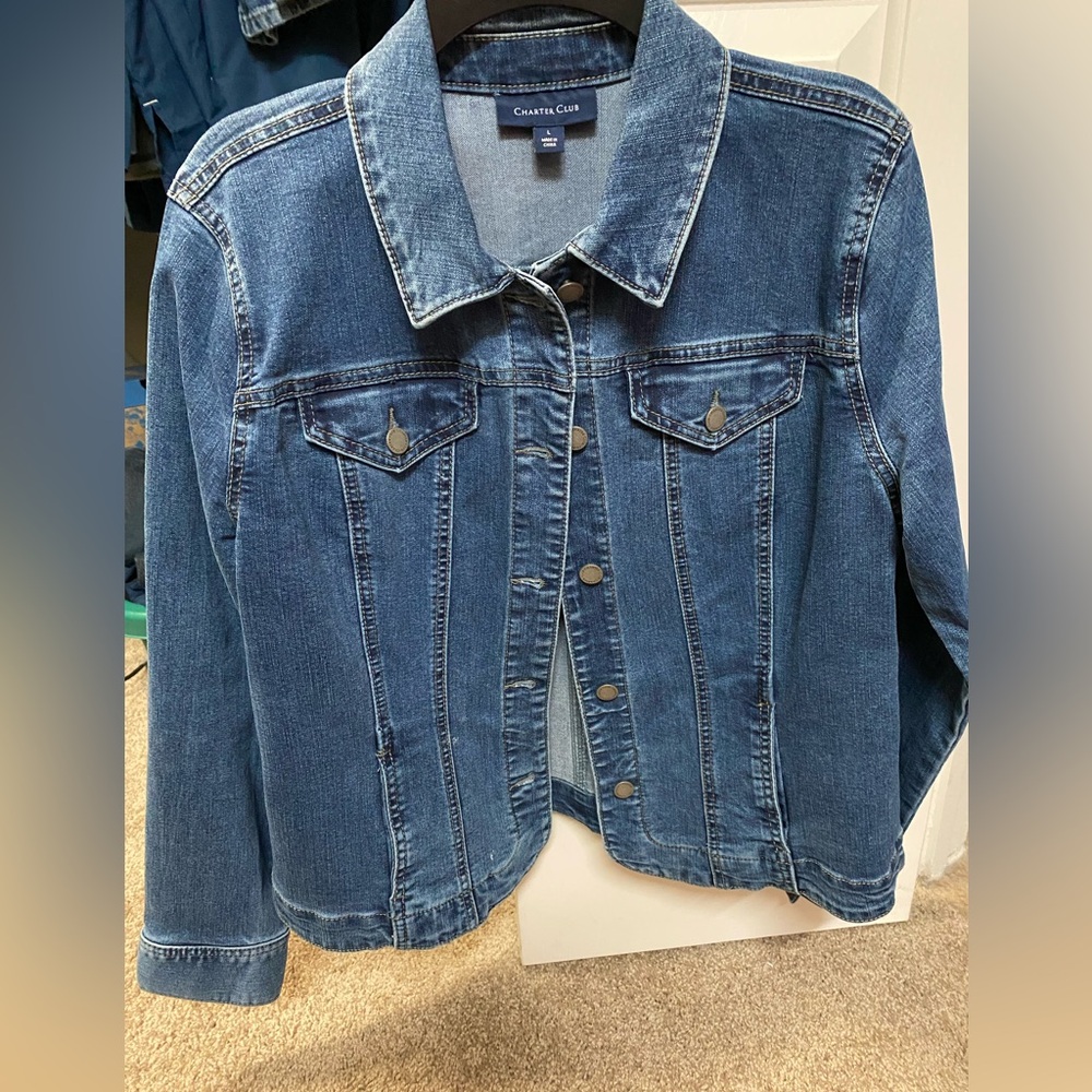 Charter Club Jean Jacket